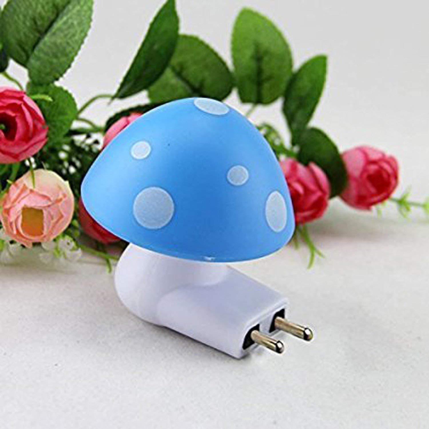 0254 Automatic Night Sensor Mushroom Lamp (0.2 watt, Multicolour) - SkyShopy 0254 Automatic Night Sensor Mushroom Lamp (0.2 watt, Multicolour) - SkyShopy